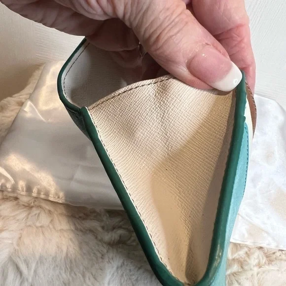 FURLA AUTHENTIC LONG BLUE ZIP AROUND WALLET - Picture 12 of 14